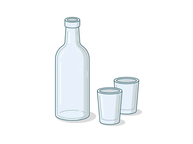 회식·음주 뒤 올라오는 여드름 관련 일러스트