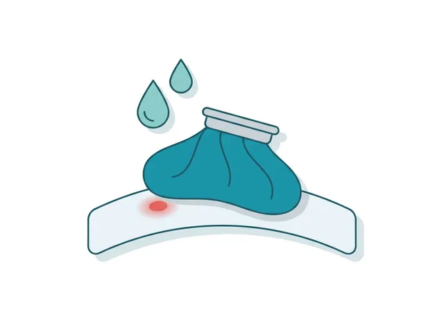 압출 후 붉은기가 오래 남을 때 관리 관련 일러스트